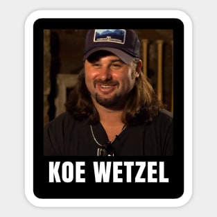 Lover Gift Koe Wetzel Gifts For Movie Fan Sticker